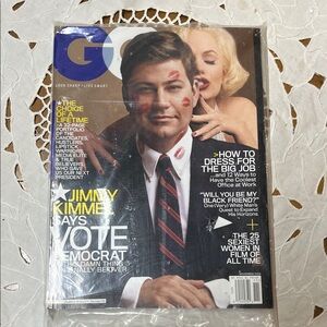 GQ Magazine with Jimmy Kimmel Cover